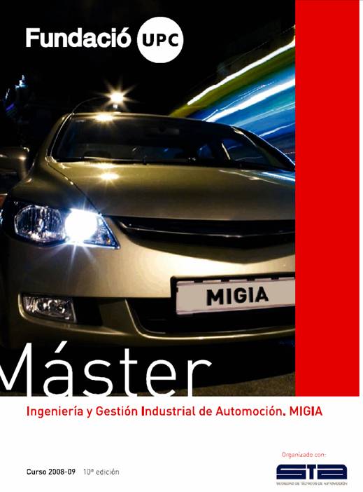 master ingenieria gestion industrial automocion